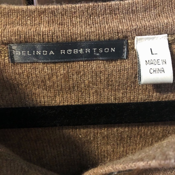 Belinda Robertson brown button sweater - Picture 4 of 4